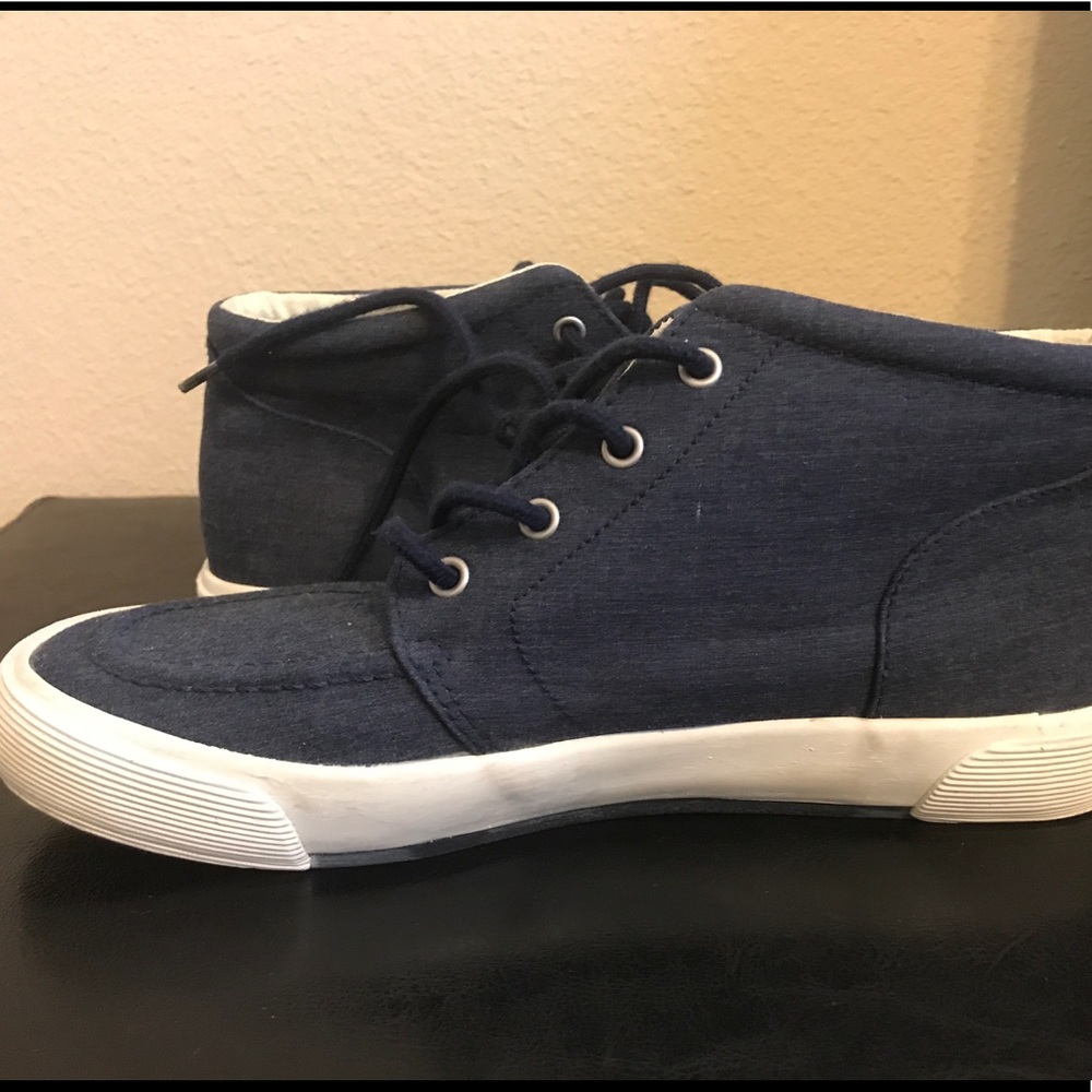 Polo Ralph Lauren High Top Casual Sneaker (Navy)